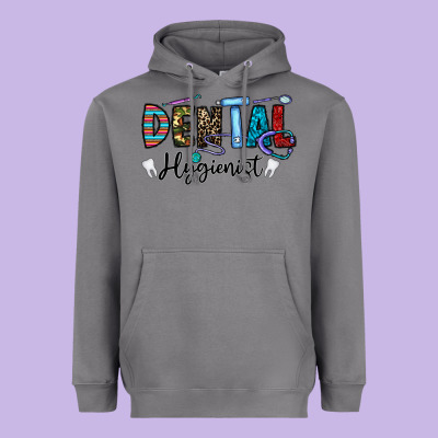 Dental Hygienist Heavyweight Hoodie Designed By Cowhidedigitalart