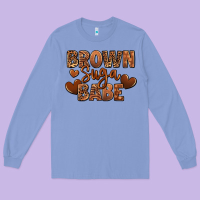Long Sleeve Tee Brown sugar babe