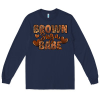Navy Brown sugar babe Long Sleeve Tee - RanaPortraitStore