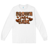 White Brown sugar babe Long Sleeve Tee - RanaPortraitStore