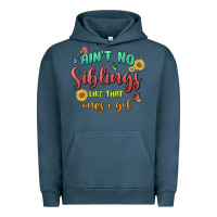 Pigment Midnight Navy aint no siblings like that ones i got Urban Hoodie - MaliasSmallBusiness