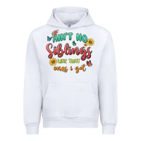 White aint no siblings like that ones i got Urban Hoodie - MaliasSmallBusiness