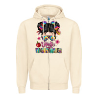 Sandshell hello kindergarten Zipper Hoodie - texasbilliewilder