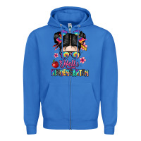 True Royal hello kindergarten Zipper Hoodie - texasbilliewilder