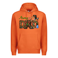 Carrot Christmas Army Dad Premium Hoodie - NancyCooperArtShop