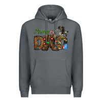 Rock Christmas Army Dad Premium Hoodie - NancyCooperArtShop