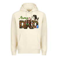 Sandshell Christmas Army Dad Premium Hoodie - NancyCooperArtShop