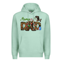 Seafoam Christmas Army Dad Premium Hoodie - NancyCooperArtShop