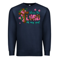 Navy bless the lord oh my soul Premium Sweatshirt - AdoDesignShop