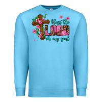 Ocean Blue bless the lord oh my soul Premium Sweatshirt - AdoDesignShop