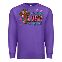 Purple bless the lord oh my soul Premium Sweatshirt - AdoDesignShop