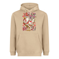 Mushroom i see you chicken me out Heavyweight Hoodie - RacoonDesign