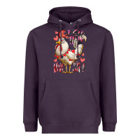 Plum i see you chicken me out Heavyweight Hoodie - RacoonDesign