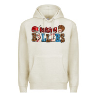 Oatmeal Heather raising ballers Premium Hoodie - AdoDesignShop