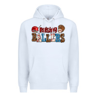 White raising ballers Premium Hoodie - AdoDesignShop