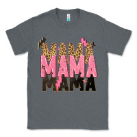Charcoal Heather mama mama mama lightning bold Classic Tee - Zillion Design Studio
