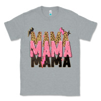 Heather Grey mama mama mama lightning bold Classic Tee - Zillion Design Studio