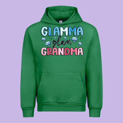 Glamma Glam Grandma Urban Hoodie Designed By Maliassmallbusiness