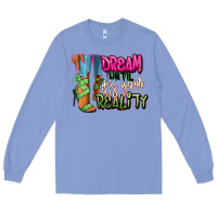 Colony Blue Dream until it's your reality heels black fashion Long Sleeve Tee - RanaPortraitStore