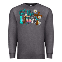 Charcoal Heather be the light Premium Sweatshirt - AdoDesignShop