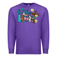 Purple be the light Premium Sweatshirt - AdoDesignShop