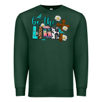 Sports Green be the light Premium Sweatshirt - AdoDesignShop