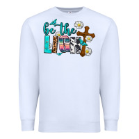White be the light Premium Sweatshirt - AdoDesignShop