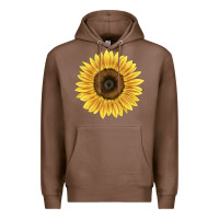 Chestnut giganteus sunflower Premium Hoodie - LillyAllenDesigns