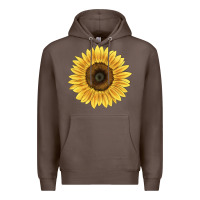 Coffee giganteus sunflower Premium Hoodie - LillyAllenDesigns