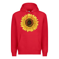 Red giganteus sunflower Premium Hoodie - LillyAllenDesigns