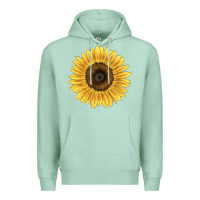 Seafoam giganteus sunflower Premium Hoodie - LillyAllenDesigns