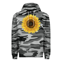 Slate Camo giganteus sunflower Premium Hoodie - LillyAllenDesigns
