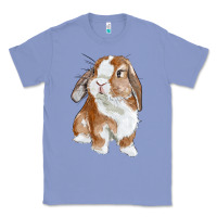 Colony Blue Cute Bunny Classic Tee - RanaPortraitStore