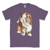 Lavender Cute Bunny Classic Tee - RanaPortraitStore