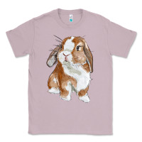 Lilac Cute Bunny Classic Tee - RanaPortraitStore