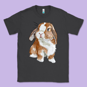 Cute Bunny Classic Tee Designed By Ranaportraitstore