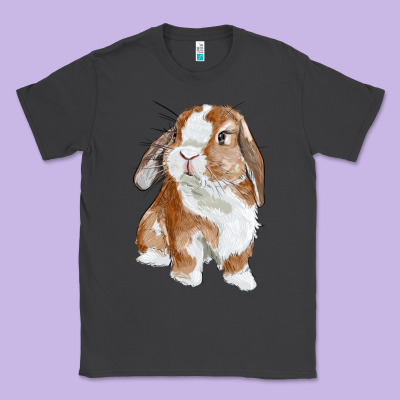 Cute Bunny Classic Tee Designed By Ranaportraitstore