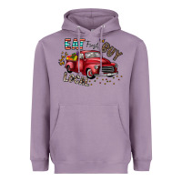 Lavender eat fresh buy local Heavyweight Hoodie - CowhideDigitalArt
