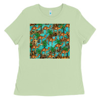 Matcha camel leopard Ladies Tee - BarkalooDesign
