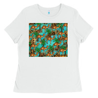 White camel leopard Ladies Tee - BarkalooDesign