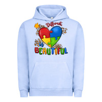 Pigment Grape Ice different is beautiful autism Urban Hoodie - MaliasSmallBusiness