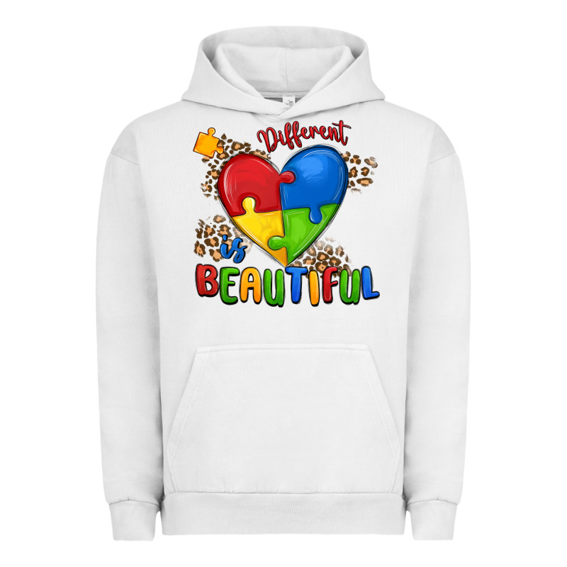 Different Is Beautiful Autism Urban Hoodie by MaliasSmallBusiness | Teevron