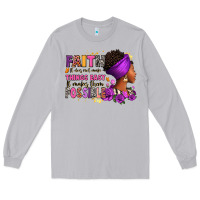 Moon Dust Faith it does not make things easy Long Sleeve Tee - RanaPortraitStore
