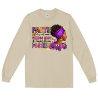 Mushroom Faith it does not make things easy Long Sleeve Tee - RanaPortraitStore