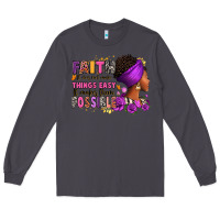 Smoke Faith it does not make things easy Long Sleeve Tee - RanaPortraitStore