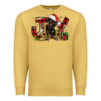 Antique Gold christmas joy dachshund Premium Sweatshirt - JahusDesignShop