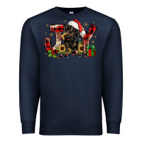 Navy christmas joy dachshund Premium Sweatshirt - JahusDesignShop