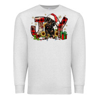 Oatmeal Heather christmas joy dachshund Premium Sweatshirt - JahusDesignShop