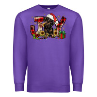 Purple christmas joy dachshund Premium Sweatshirt - JahusDesignShop