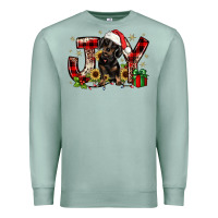 Seafoam christmas joy dachshund Premium Sweatshirt - JahusDesignShop